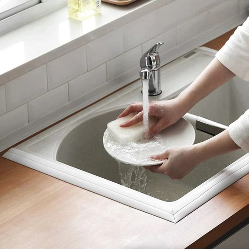 PVC Self Adhesive Caulk Sealing Tape For Kitchen And Bathroom Walls Sinks And Toilets 6