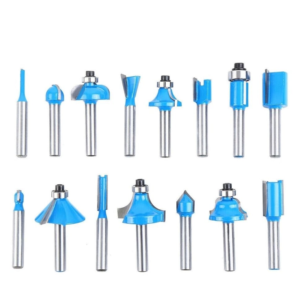 Piece Tungsten Carbide Router Bit Set For Precision Woodworking 3