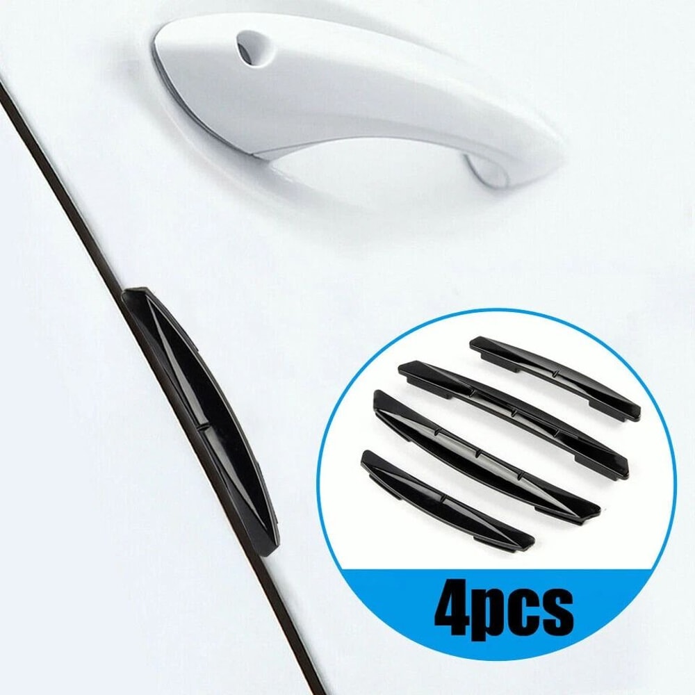 Premium Universal Car Door Edge Guard Protection Strips Anti Scratch Anti Collision Set 4