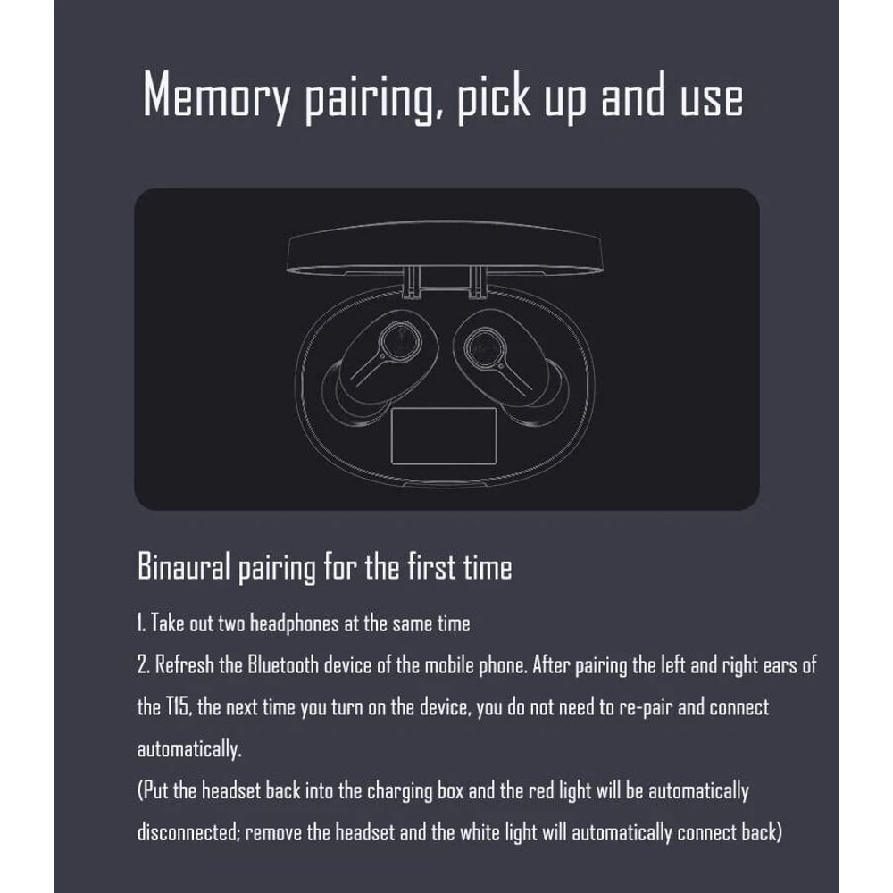 Premium Bluetooth Wireless Earbuds With Noise Cancelling Waterproof TWS Earphones 11