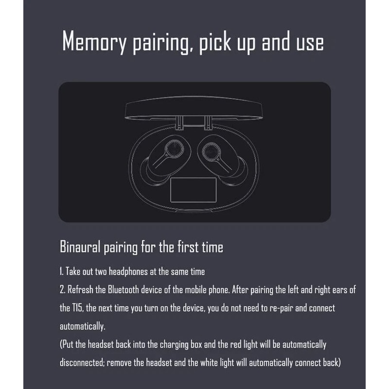 Premium Bluetooth Wireless Earbuds With Noise Cancelling Waterproof TWS Earphones 11