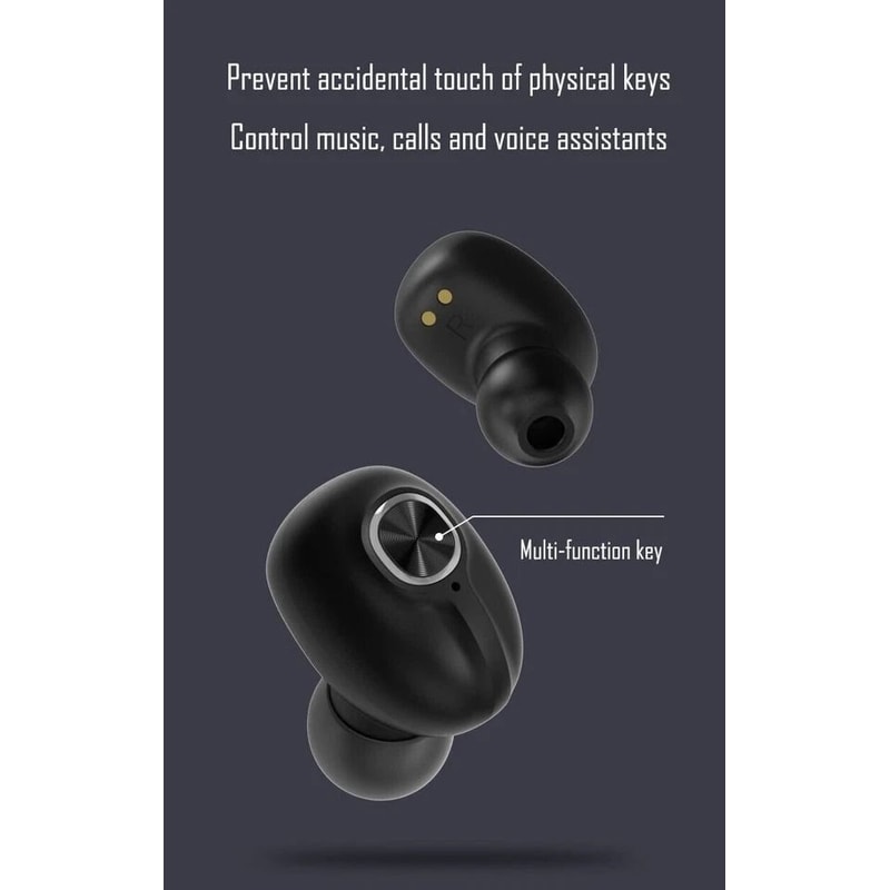Premium Bluetooth Wireless Earbuds With Noise Cancelling Waterproof TWS Earphones 14