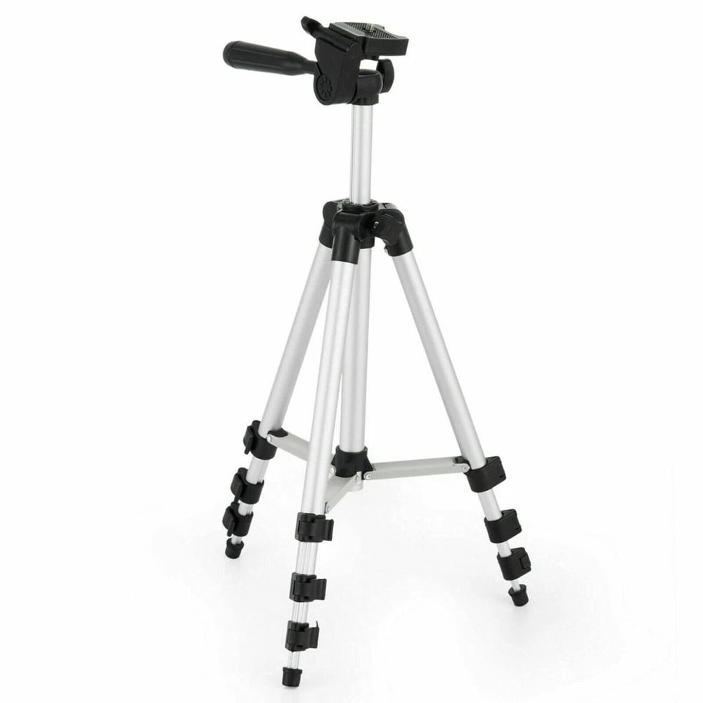 Professional Camera Tripod Stand Mount For IPhone Samsung Phones With Swivel Fluid Head 0