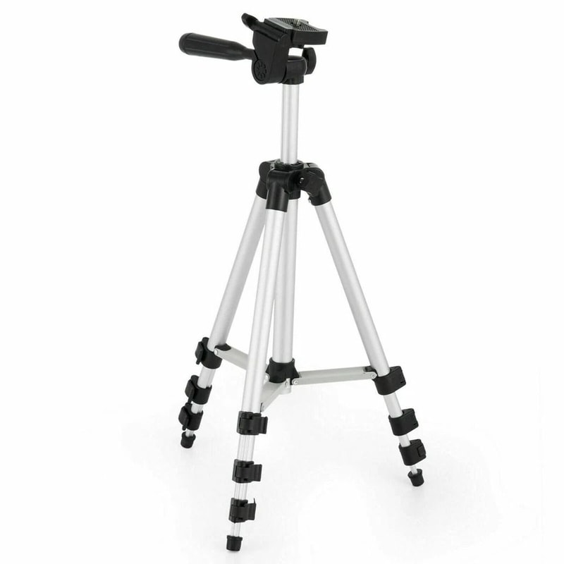 Professional Camera Tripod Stand Mount For IPhone Samsung Phones With Swivel Fluid Head 0
