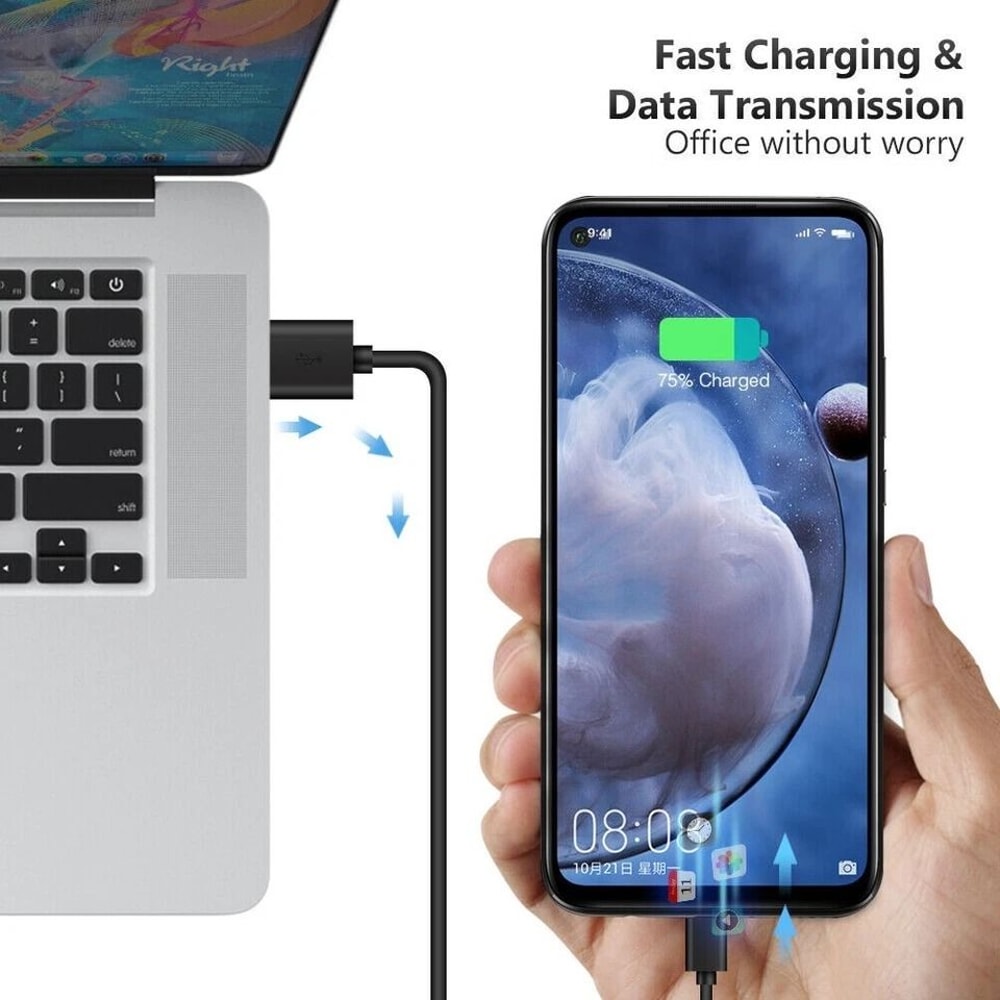 USB Type C To USBA Fast Charging Cable Durable HighSpeed Charging For Devices 3