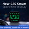 Digital Car HUD GPS Speedometer Head Up Display With Overspeed Alarm And Compass 10