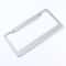 Stainless Steel Chrome License Plate Frame With Screw Caps Rustresistant Universal Fit 3