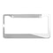 Stainless Steel Chrome License Plate Frame With Screw Caps Rustresistant Universal Fit 5