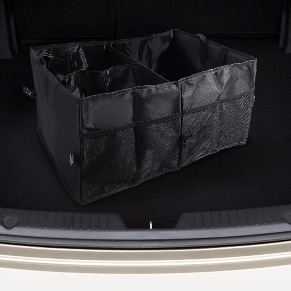 Premium Trunk Cargo Organizer Collapsible Storage Bin For Cars Trucks And SUVs 4