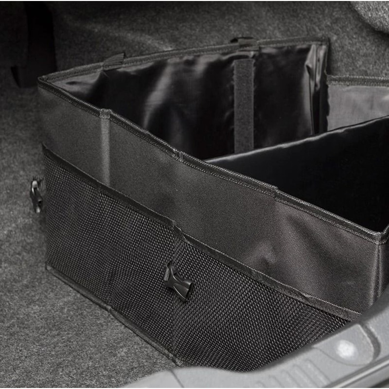 Premium Trunk Cargo Organizer Collapsible Storage Bin For Cars Trucks And SUVs 8