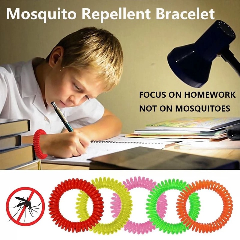 Mosquito Repellent Wristbands Natural Protection DEETFree Waterproof 4