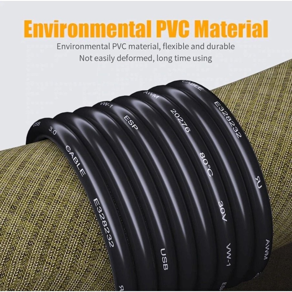 USB Male To A Male Cable Super Speed Gbps Data Transfer Power Charger 2