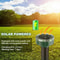 SolarPowered Ultrasonic Pest Repeller With LED Lights Mice Mole Gopher Snake Deterrent 9