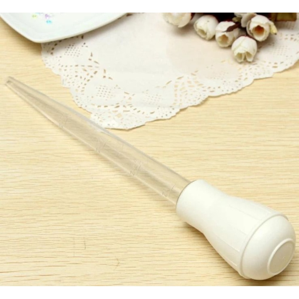 Meat Poultry Baster Heat Resistant BPAFree Turkey Syringe For Juicy Roasts 0