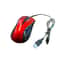 USB Optical Wired Mouse Red Ergonomic Design For PC Laptop Notebook Desktop Smooth Scroll Silent 1