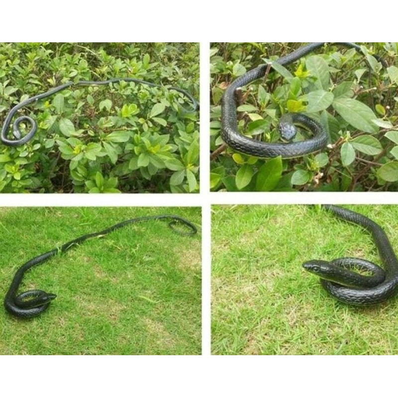 Lifelike Fake Snake Toy Realistic Rubber Prank Toy For Garden Parties And Halloween Fun 9