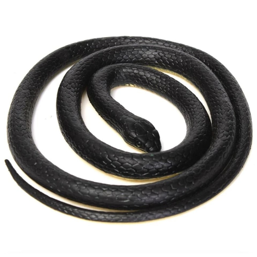 Lifelike Fake Snake Toy Realistic Rubber Prank Toy For Garden Parties And Halloween Fun 3