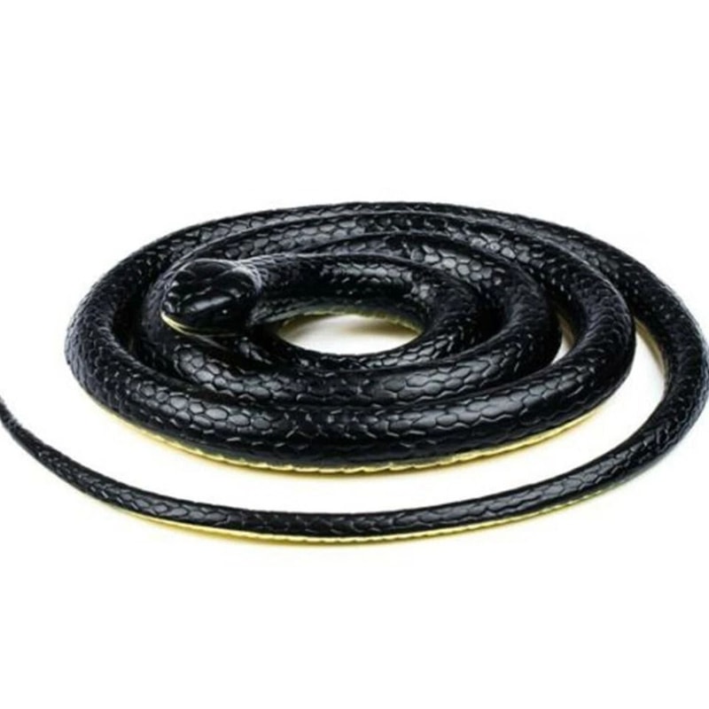 Lifelike Fake Snake Toy Realistic Rubber Prank Toy For Garden Parties And Halloween Fun 8