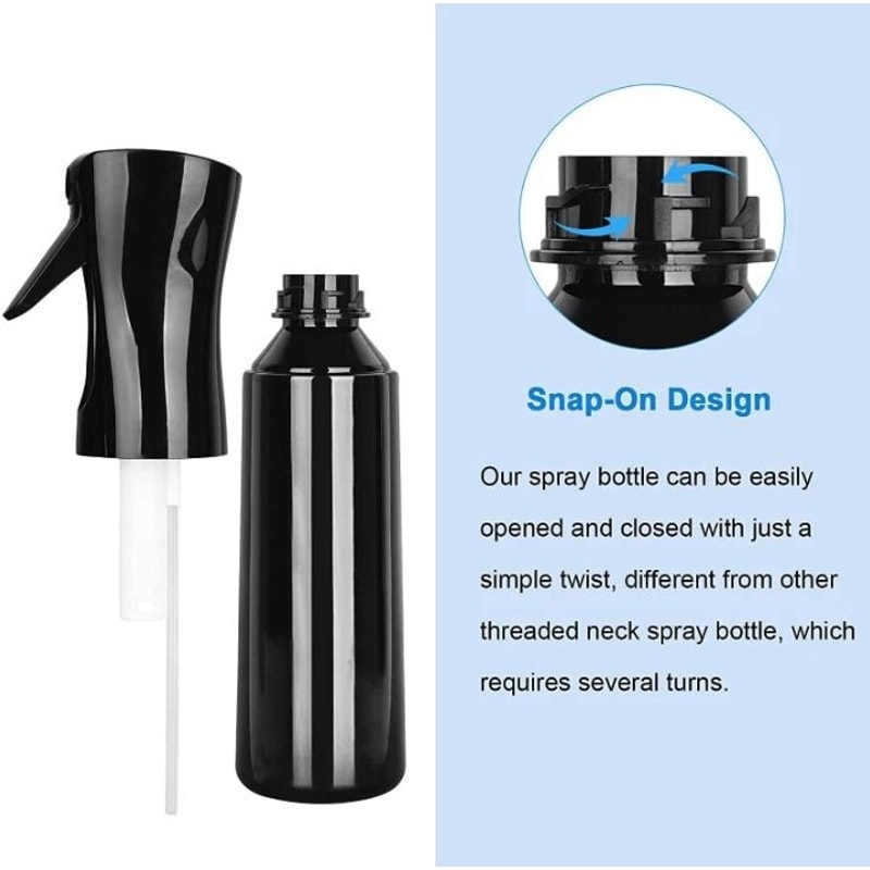 Continuous Mist Hair Spray Bottle Salon Water Sprayer For Hairdressing Plant Care 5