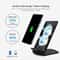Wireless Fast Charger Pad Stand Dock For Samsung Galaxy And IPhone Fast Charging Ergonomic Design 11