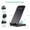 Wireless Fast Charger Pad Stand Dock For Samsung Galaxy And IPhone Fast Charging Ergonomic Design 2