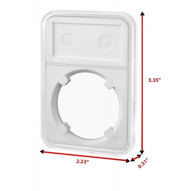 Coin Display Slabs For Morgan Peace And Ike Silver Dollar Graded Storage 4