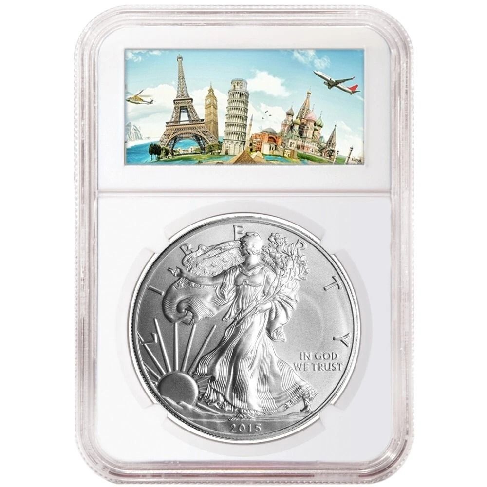 Coin Display Slabs For Morgan Peace And Ike Silver Dollar Graded Storage 6