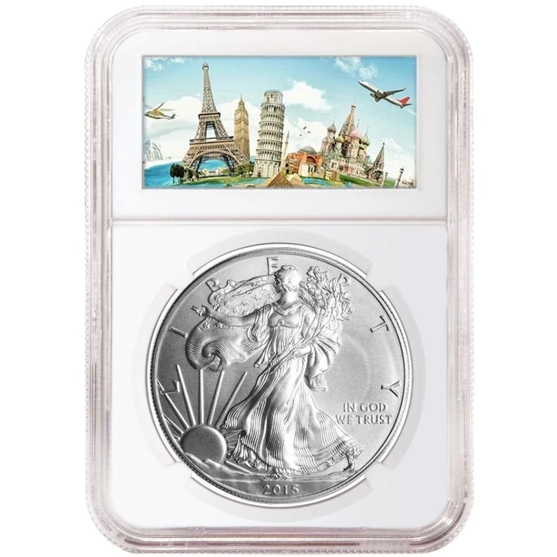 Coin Display Slabs For Morgan Peace And Ike Silver Dollar Graded Storage 6