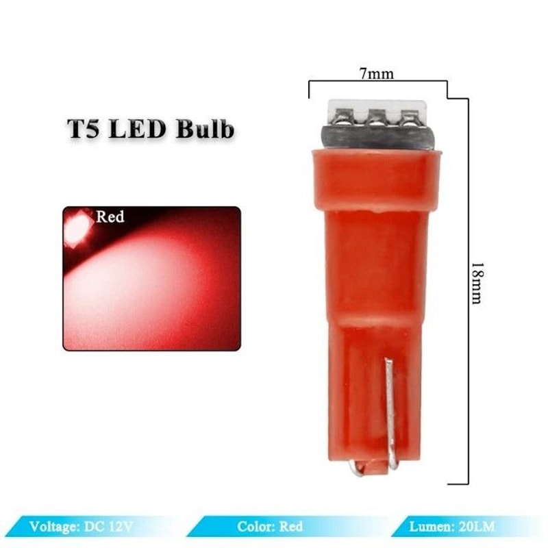 SMD LED Speedometer Gauge Cluster Light Bulbs For Car Dashboard High Brightness 3