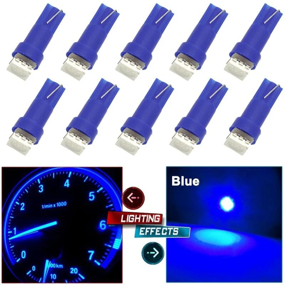 SMD LED Speedometer Gauge Cluster Light Bulbs For Car Dashboard High Brightness 6
