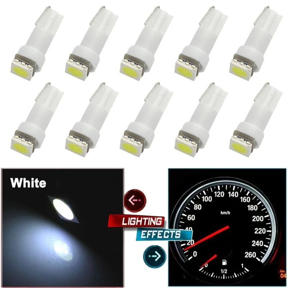 SMD LED Speedometer Gauge Cluster Light Bulbs For Car Dashboard High Brightness 8