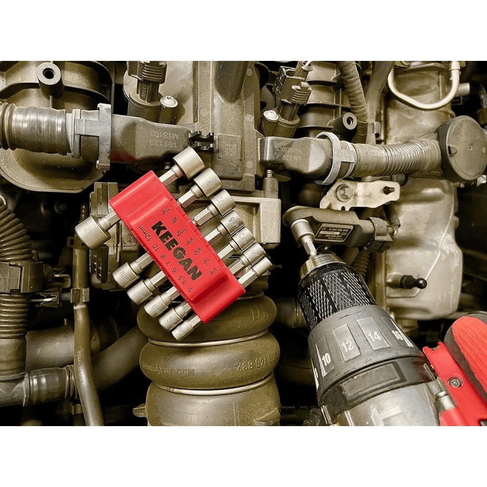 Power Nut Driver Bit Set Quick Change Hex Shank MM SAE Impact 6