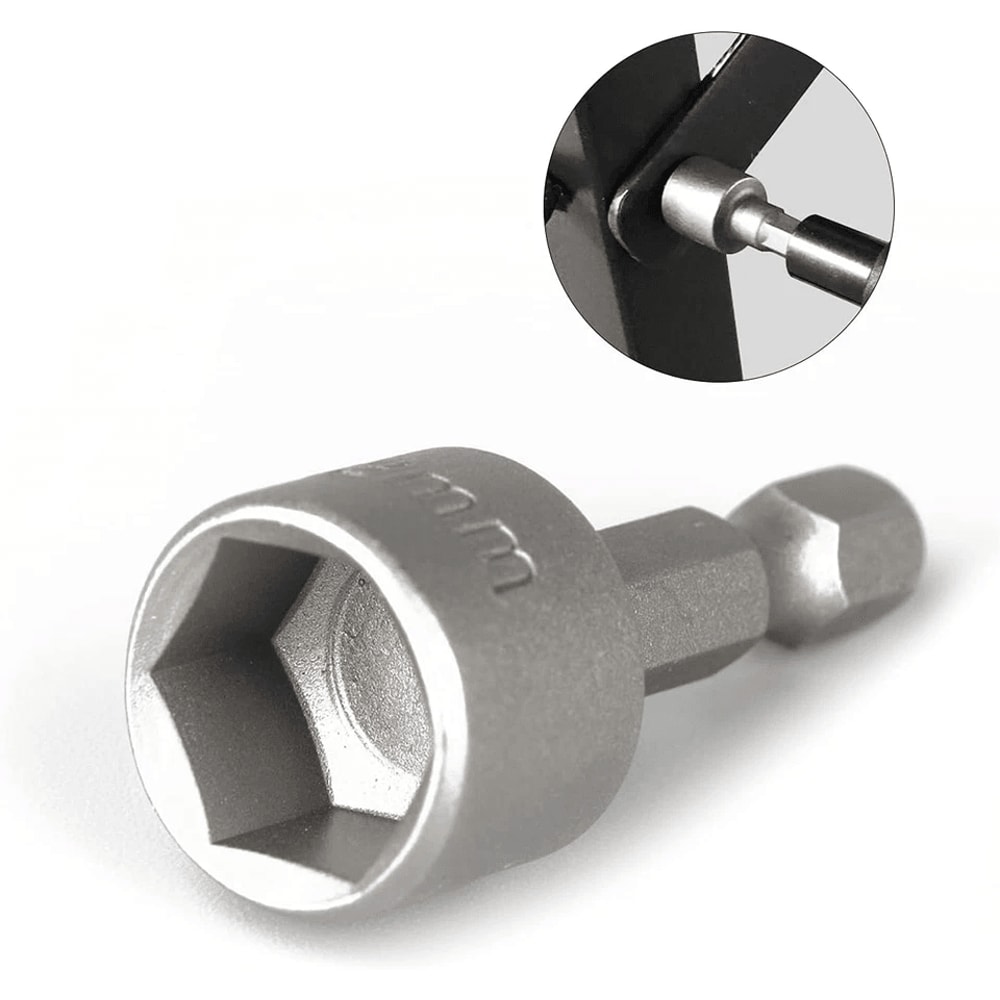 Power Nut Driver Bit Set Quick Change Hex Shank MM SAE Impact 8