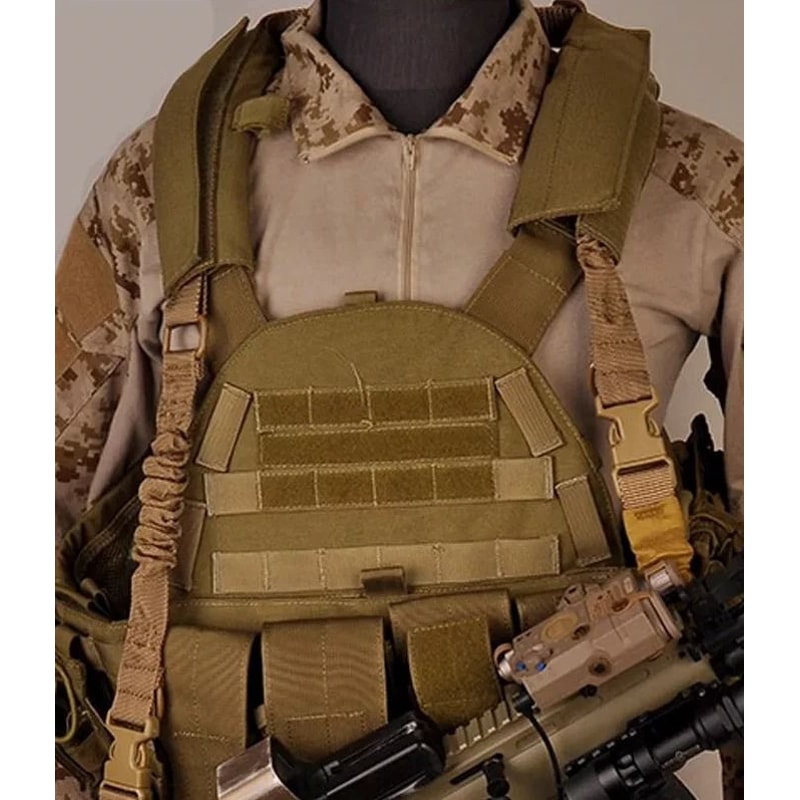 Heavy Duty Tactical Single Point Gun Sling With Quick Detach QD Buckle For Rifles Shotguns 3
