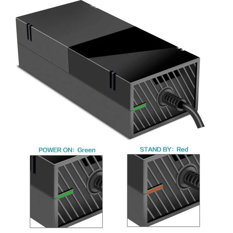 Microsoft Xbox One AC Adapter Charger Power Supply Cord For Console Quiet Efficient 3