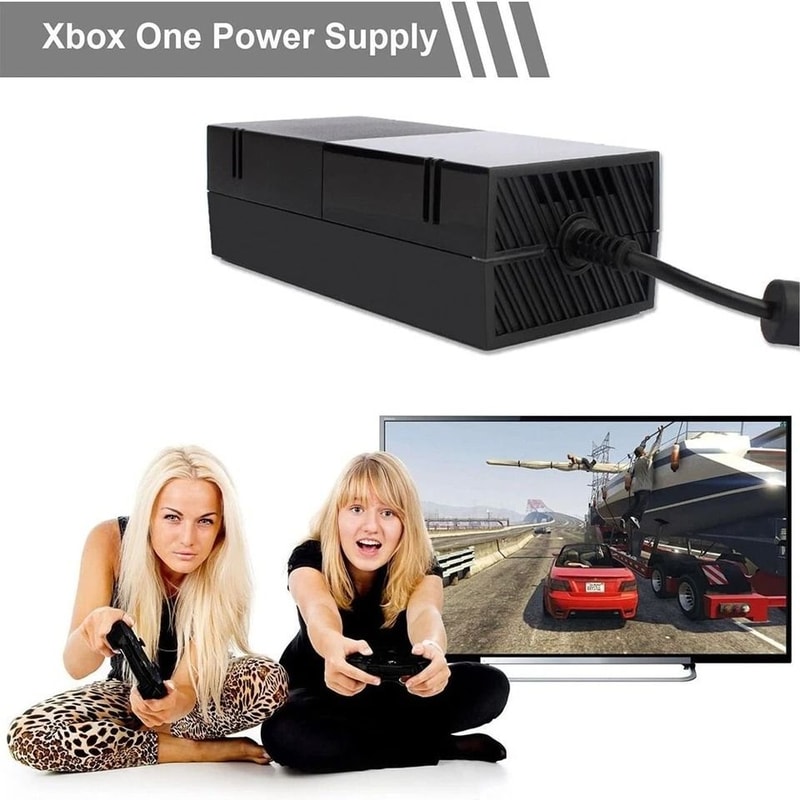 Microsoft Xbox One AC Adapter Charger Power Supply Cord For Console Quiet Efficient 8