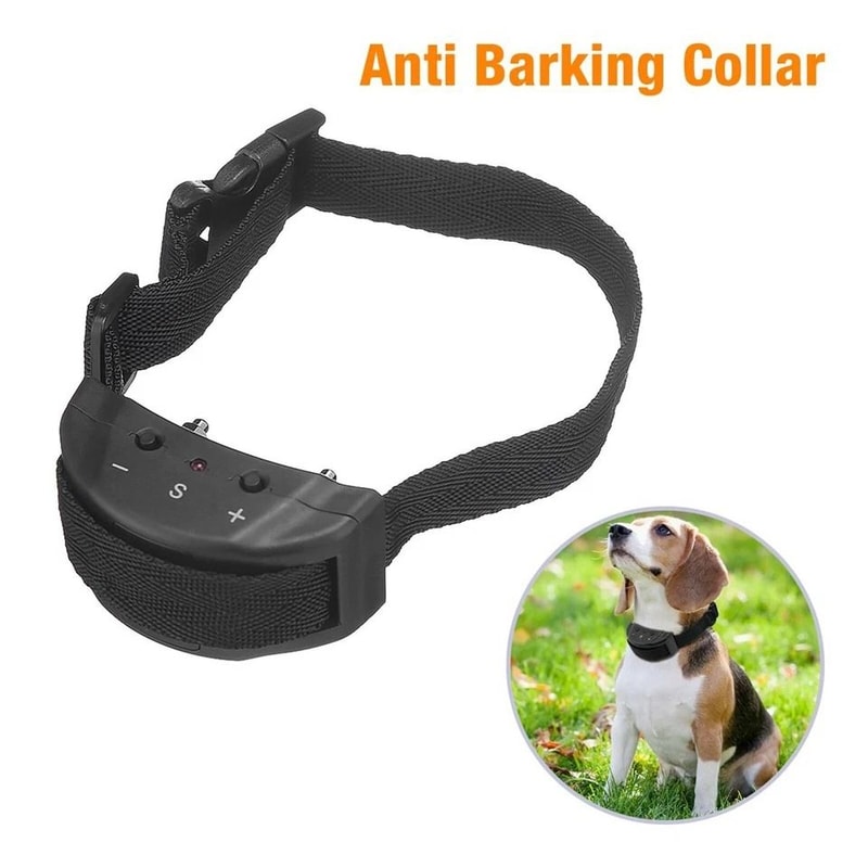Automatic AntiBark Dog Collar For Large Medium And Small Dogs Humane Shock Sound Control For Barki 4