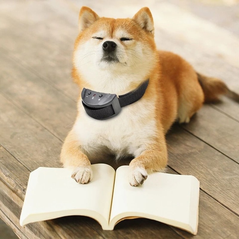 Automatic AntiBark Dog Collar For Large Medium And Small Dogs Humane Shock Sound Control For Barki 5