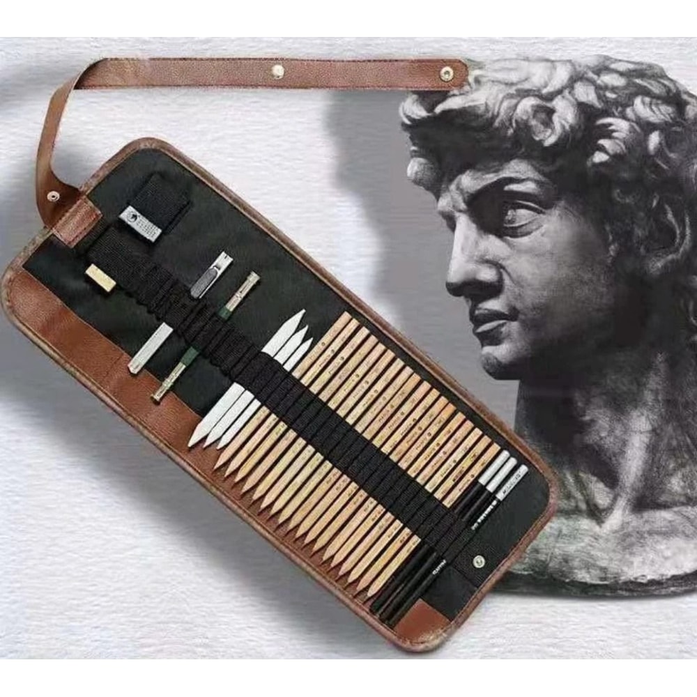 Professional Drawing Kit With Pencil Art Set Charcoal Drawing Tools Ideal For Artists And Sketchin 0