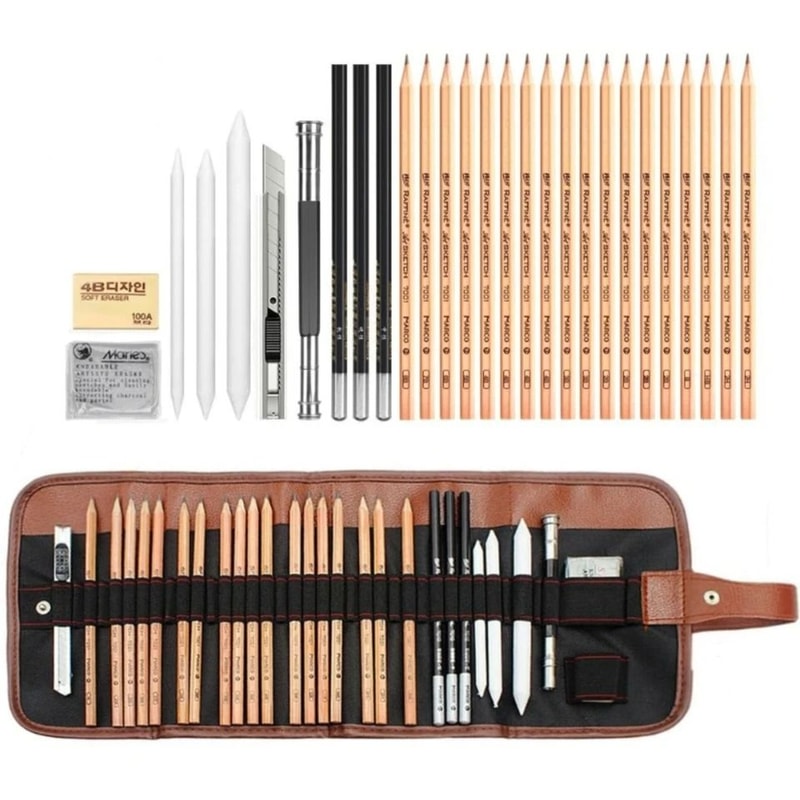 Professional Drawing Kit With Pencil Art Set Charcoal Drawing Tools Ideal For Artists And Sketchin 3