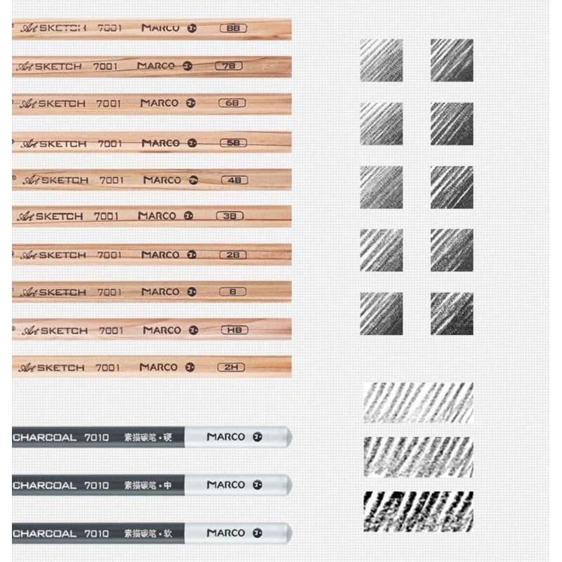 Professional Drawing Kit With Pencil Art Set Charcoal Drawing Tools Ideal For Artists And Sketchin 4