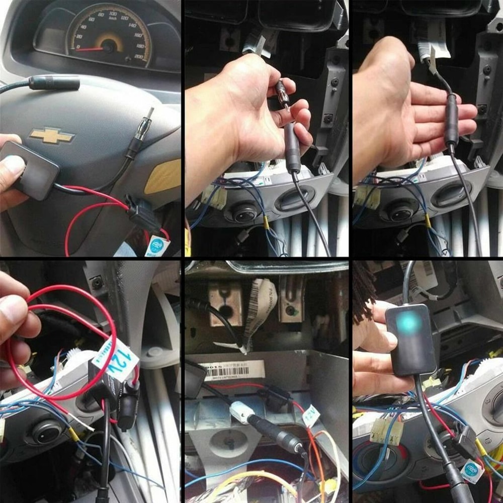 HighPerformance Car Antenna Booster For FM AM Radio Signal Amplification 5