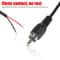 RCA Male Plug To Bare Wire Audio Speaker Subwoofer HDTV Cable Cord 22