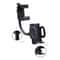 Universal Car Rearview Mirror Mount Stand Holder Cradle For Cell Phone GPS Adjustable NonSlip 2