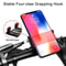 Premium Aluminum Universal Bike Phone Mount Handlebar Bracket Secure Motorcycle Phone Holder 6