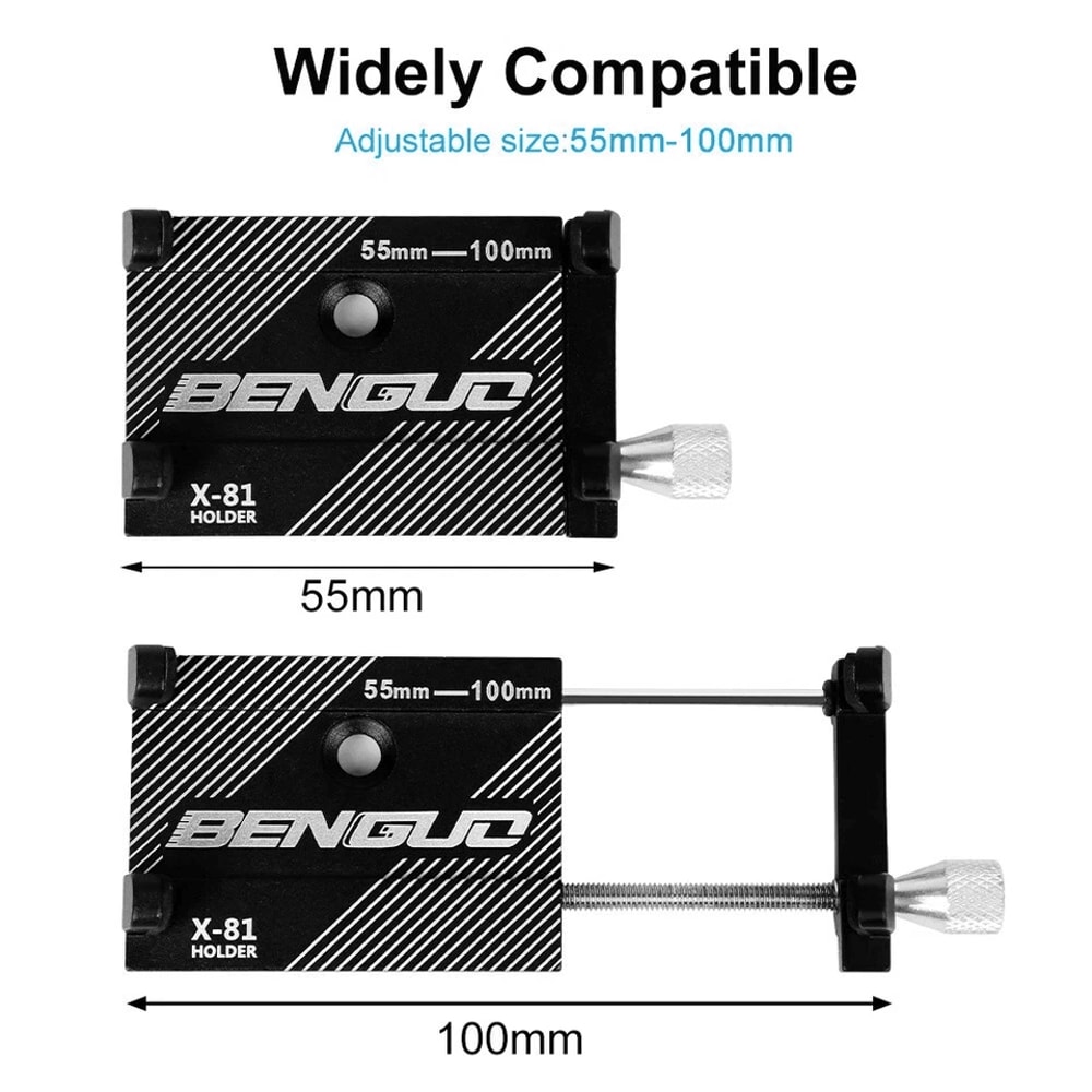 Premium Aluminum Universal Bike Phone Mount Handlebar Bracket Secure Motorcycle Phone Holder 15