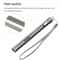 LED USB Rechargeable Mini Tactical Flashlight Stainless Steel Torch Pen Light Compact Portable 9