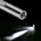 LED USB Rechargeable Mini Tactical Flashlight Stainless Steel Torch Pen Light Compact Portable 4