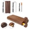 Wooden Dugout Pipe SelfCleaning One Hitter Kit Metal Bat Poker Smoking Pipe 10
