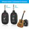 UHF Wireless Guitar System With Builtin Rechargeable Battery Transmitter Receiver For Seamless Per 4